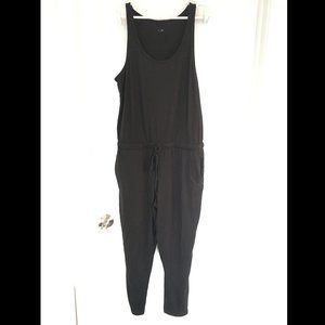 Black Jumpsuit With Drawstring
